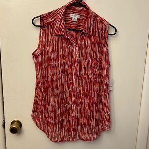 Liz Claiborne Women’s Shirt Red/Pink Size PM NWT